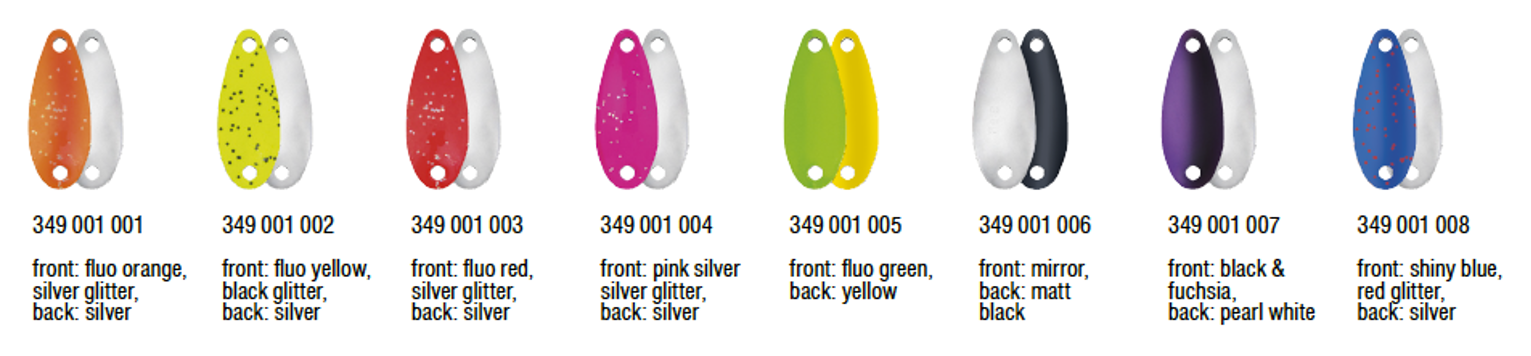 Kamatsu Plandavka Trout Spoon Special 3g - Fluo Green/Yellow