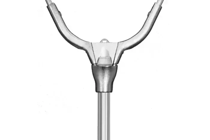 Delphin Podběrák s kovovým středem a pogumovanou síťkou 60x60/200cm