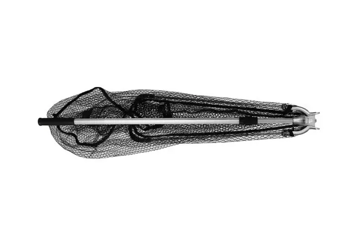 Delphin Podběrák s kovovým středem a pogumovanou síťkou 70x70/250cm