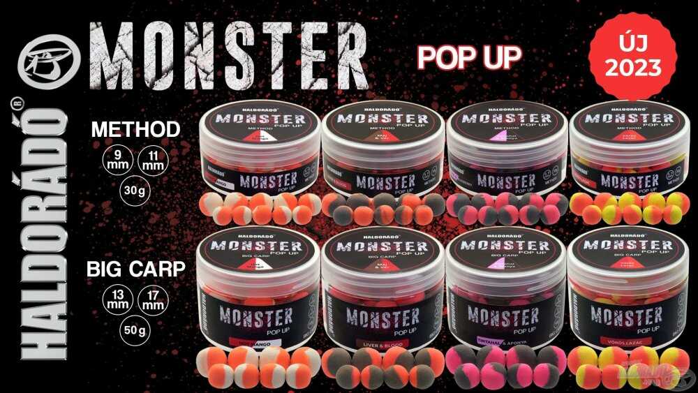 Haldorádó Monster Pop Up Big Carp Squid + Blueberry 13/17mm 50g