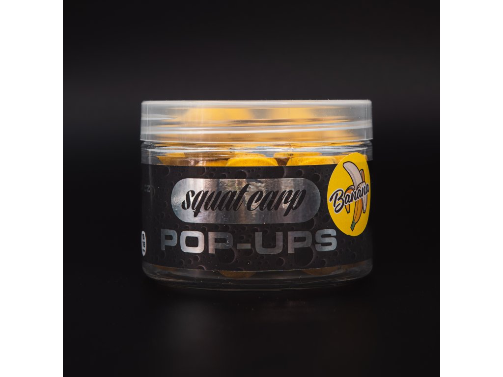 Squat Carp Pop-up boilies Banana 16mm/60g