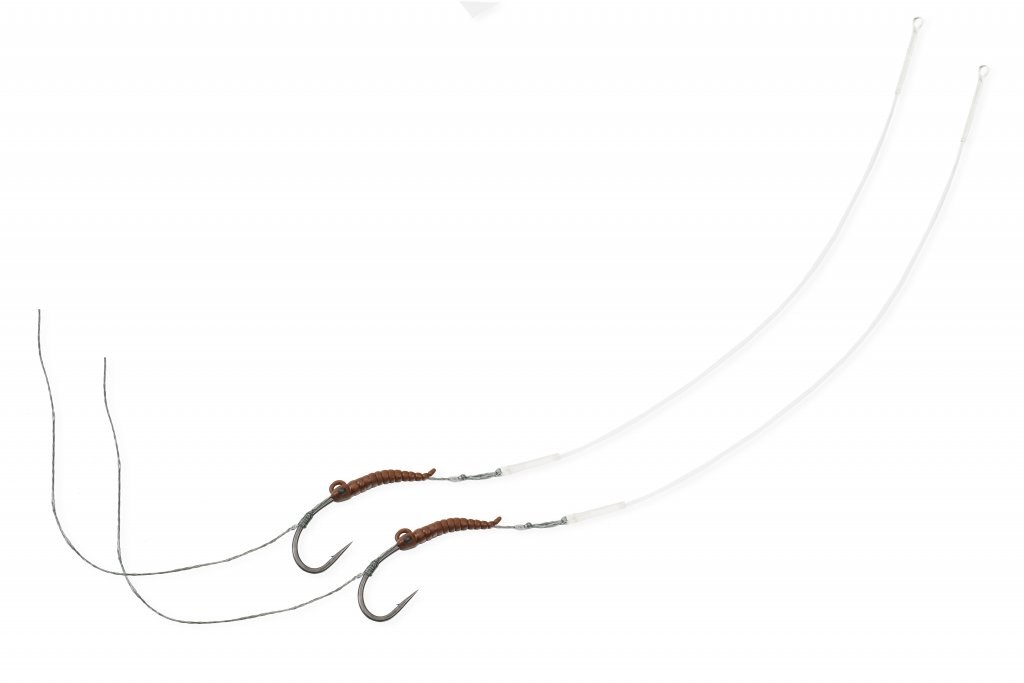 Carp´R´Us Hotový návazec Combi Rig Stifflink 30 lbs - smooth 25 lbs - Predator 4 /9,5 cm/2 ks