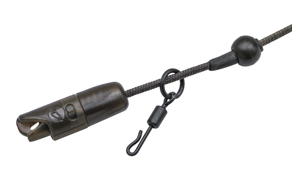 Korda Montáž Kable Leadcore Leader Heli Safe 50 cm Weed /2 ks