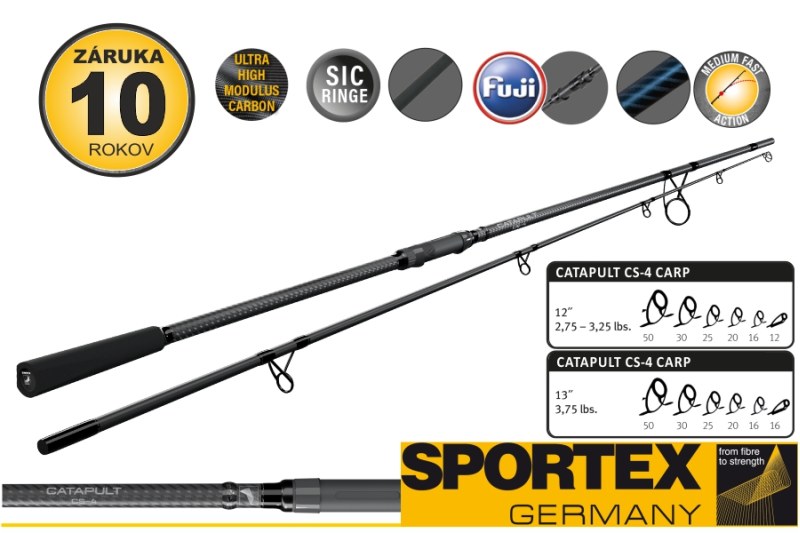 Sportex Prut Catapult CS-4 Carp 366cm/2,75lbs/2 díl