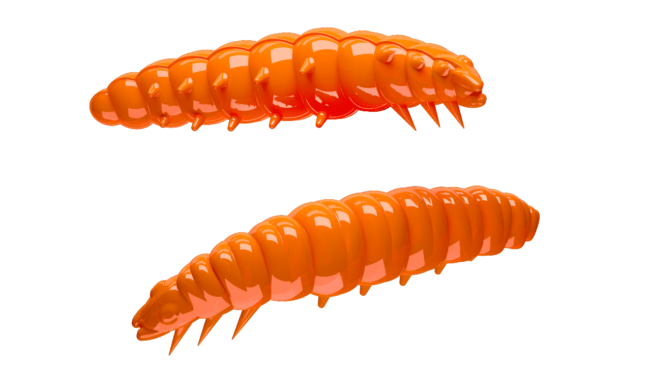 Libra Lures Larva 45 - Hot Orange (Cheese) /8 ks