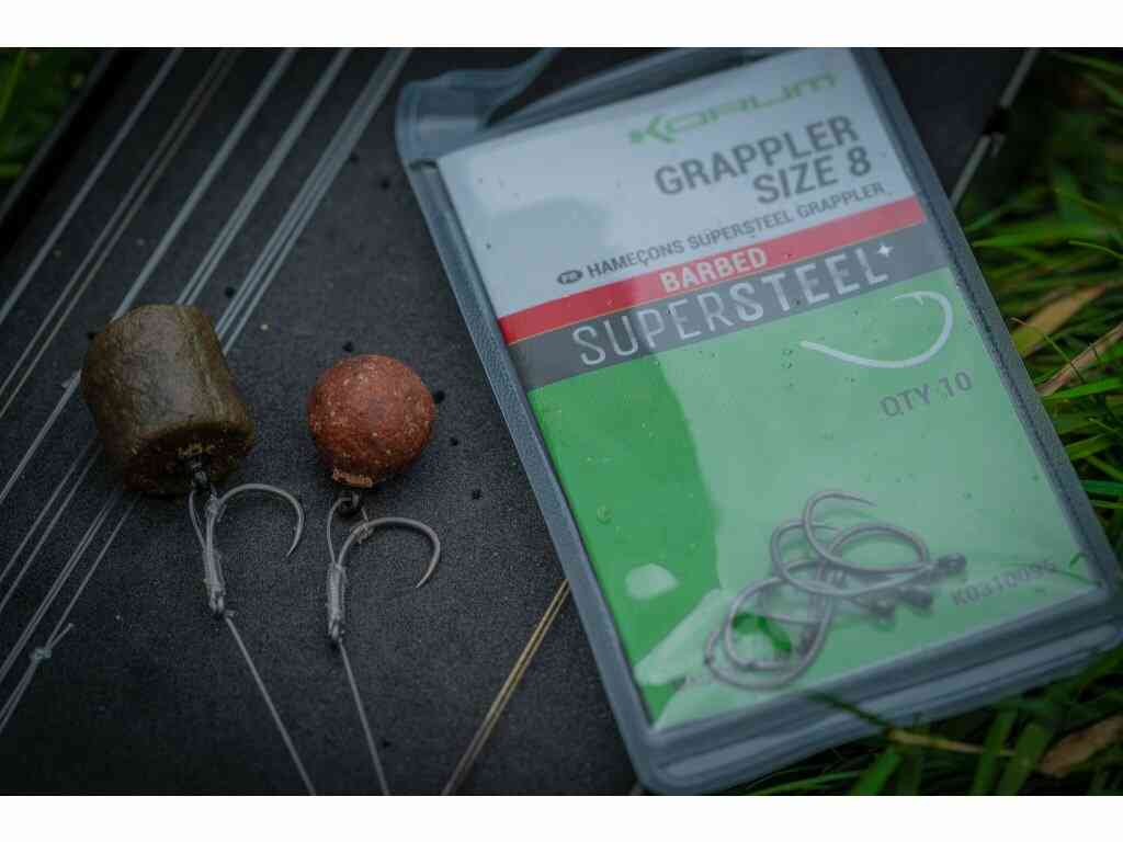 Korum Háčky Grappler Hooks barbed #8 /10 ks