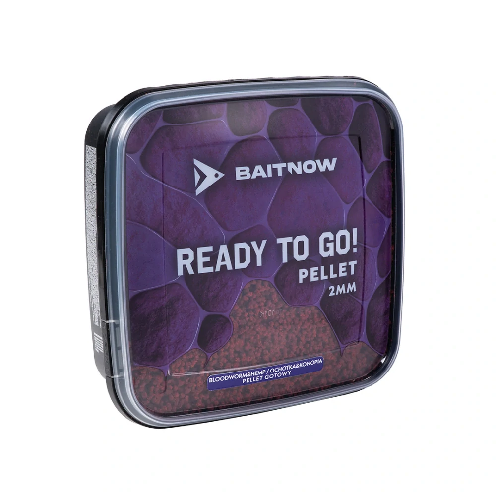 Baitnow Pelety Ready To Go Pellet Patentka a Konopí 2mm/500g