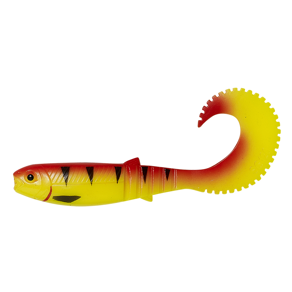 Savage Gear Gumová Nástraha Cannibal Curltail Bulk Golden Ambulance 12,5cm/10g