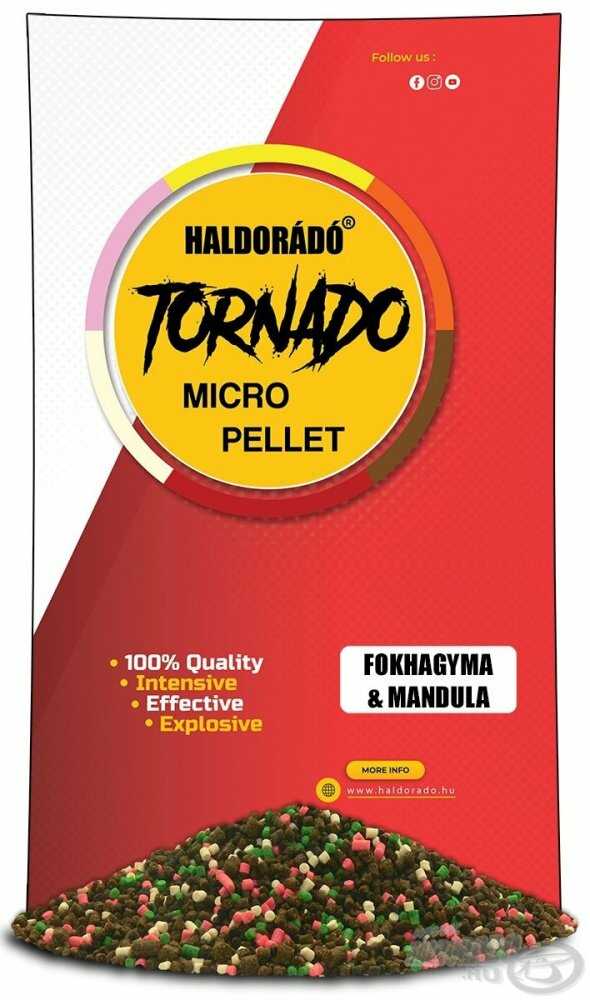Haldorádó Tornado Micro pellet Galic + Almond 400g