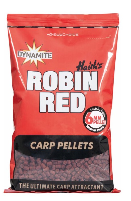 Dynamite Baits Pellets Robin red not-drilled 6mm/900g