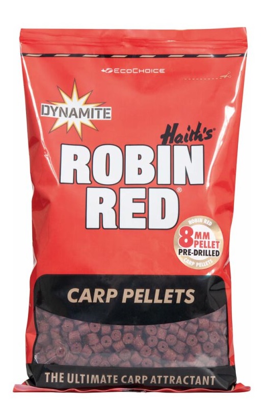 Dynamite Baits Pellets Robin red pre-drilled 8mm/900g