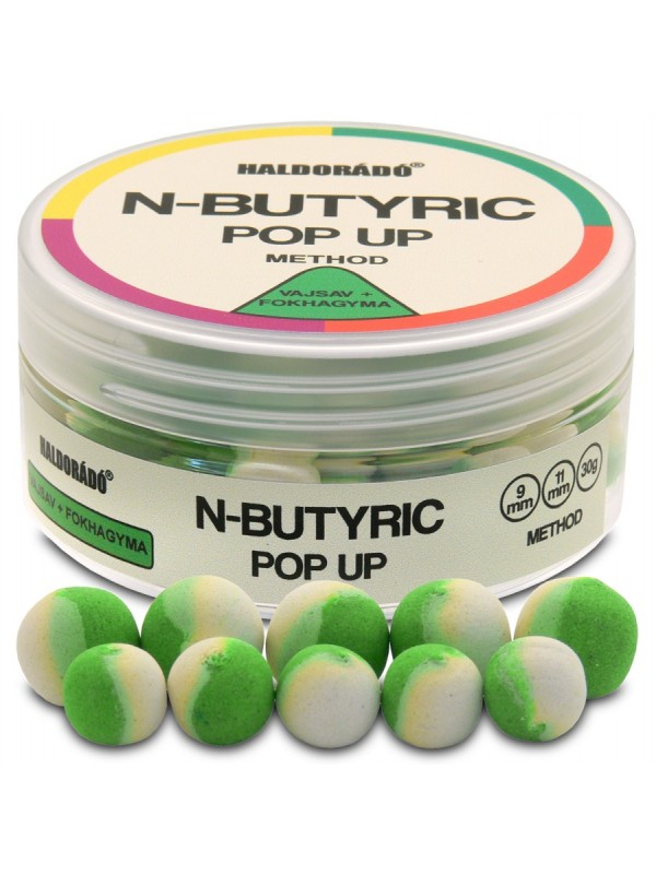 Haldorádó N-Butyric Pop Up Method N-Butyric + Česnek 9/11mm 30g