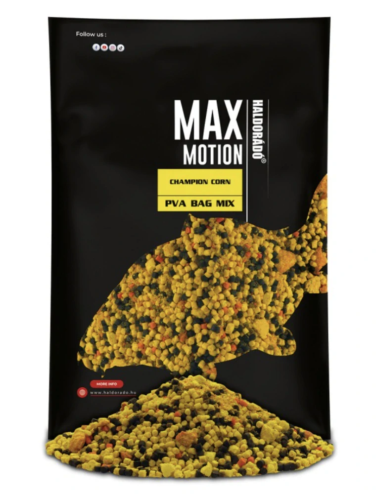 Haldorádó Max Motion PVA Bag Mix Champion Corn 600g