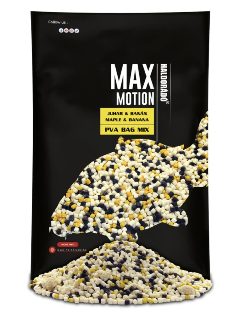 Haldorádó Max Motion PVA Bag Mix Maple & Banana 600g