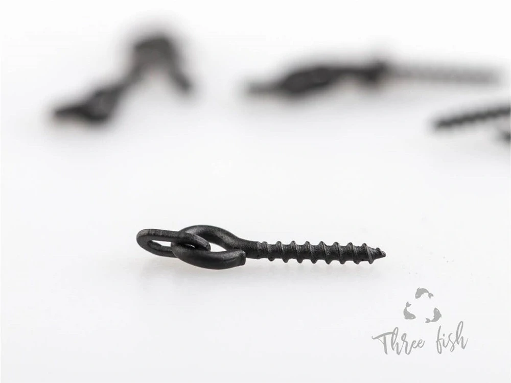 Zfish Vrtáček s kroužkem Bait Screw & Oval Ring 10 ks