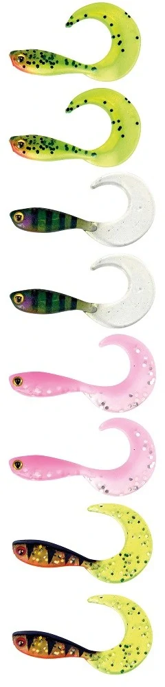 Fox Rage Gumová Nástraha UV Micro Grub Tail Mixed Colour Pack