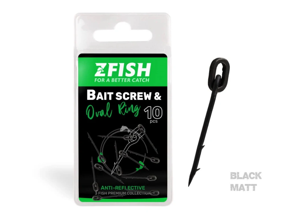 Zfish Trn s kroužkem Bait Spike & Oval Ring 10mm/10 ks