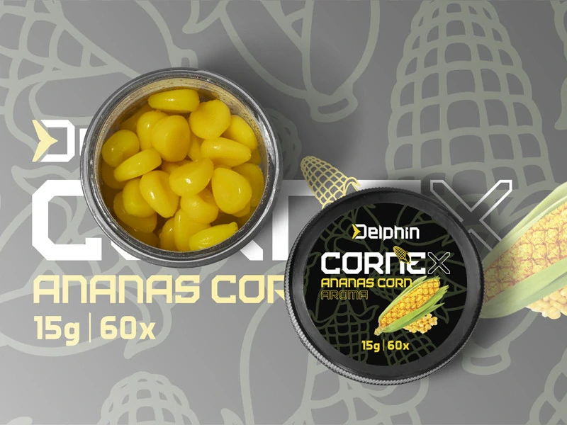 Delphin Umělá nástraha CorneX Pop Up Kukuřice - Ananas /60 ks
