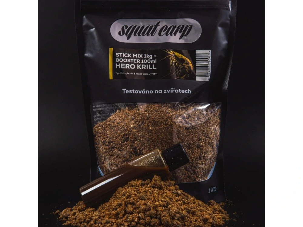 Squat Carp Stick mix Hero Krill 1kg + booster 100ml