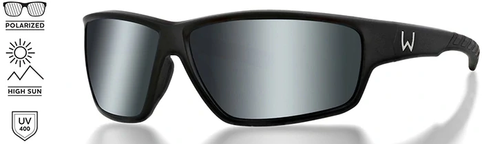 Westin Polarizační brýle W6 Sport 20 Matte Black LB Smoke LM Silver Flash AR Blue