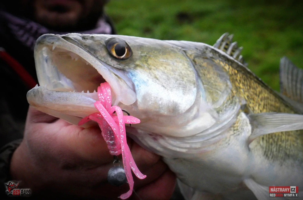 Redbass Gumová nástraha Nymfa Brown/Silver 100 mm