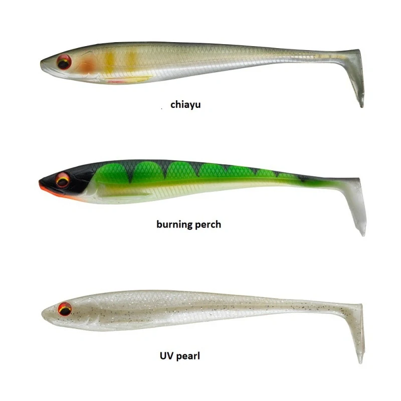 Daiwa Gumová nástraha Prorex DuckFin UV Nature Mix 9cm/7 ks