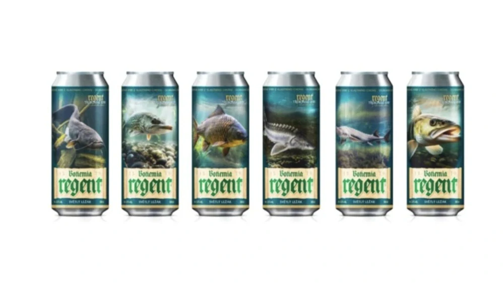 Bohemia Regent Rybí edice Světlý ležák 12° 6 ks
