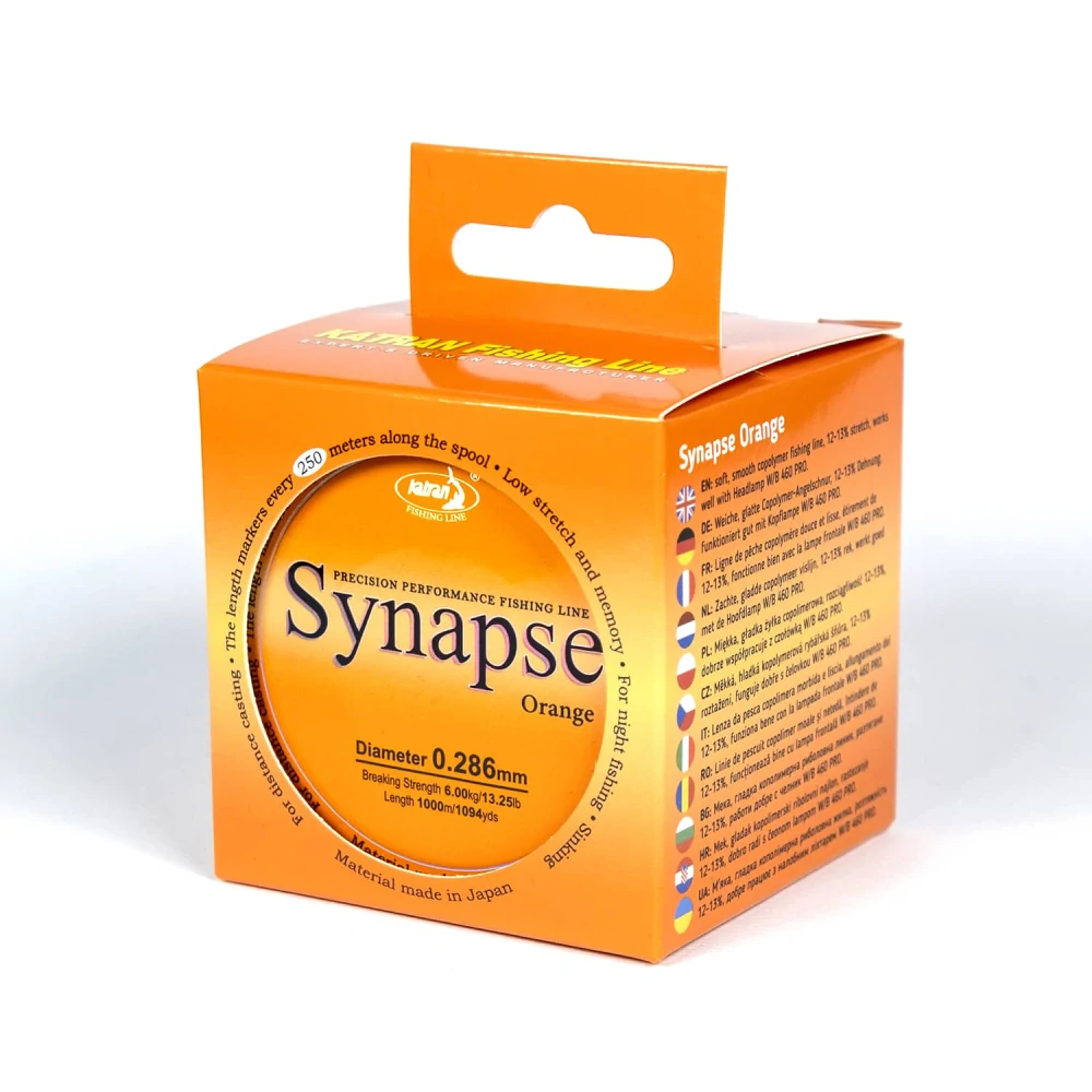 Katran Vlasec Synapse Orange 0,286mm/6,00kg/1000m