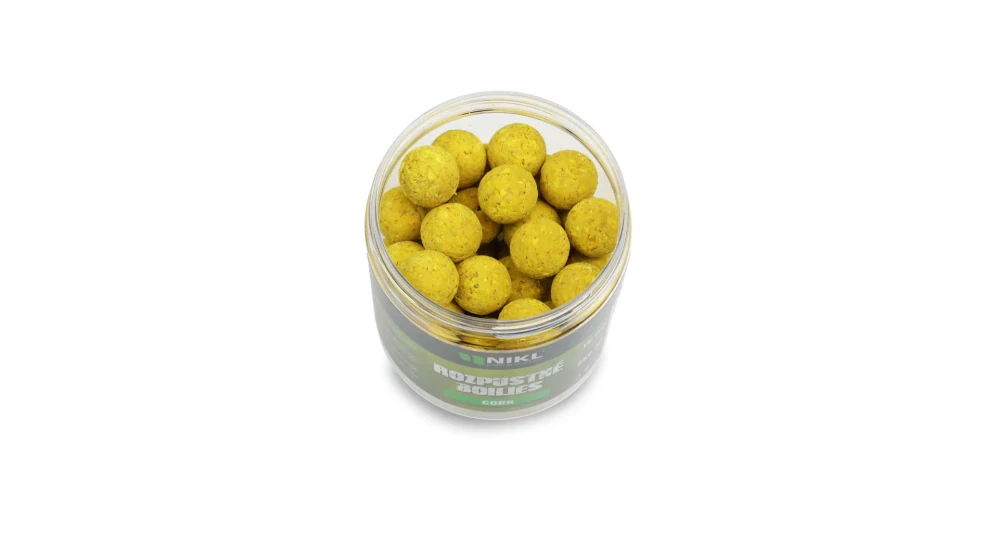 Nikl Rozpustné boilies Corn 18mm/250ml