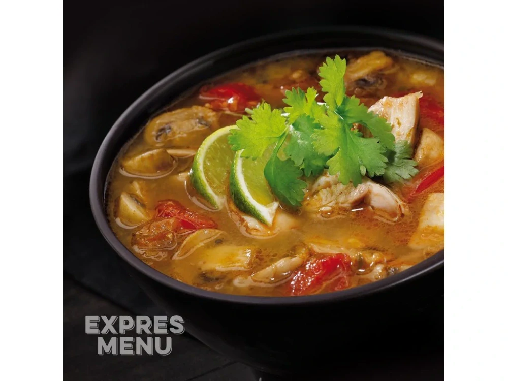 Expres Menu Tom Kha Gai kokosová polévka s kuřecím masem 2 porce 600 g
