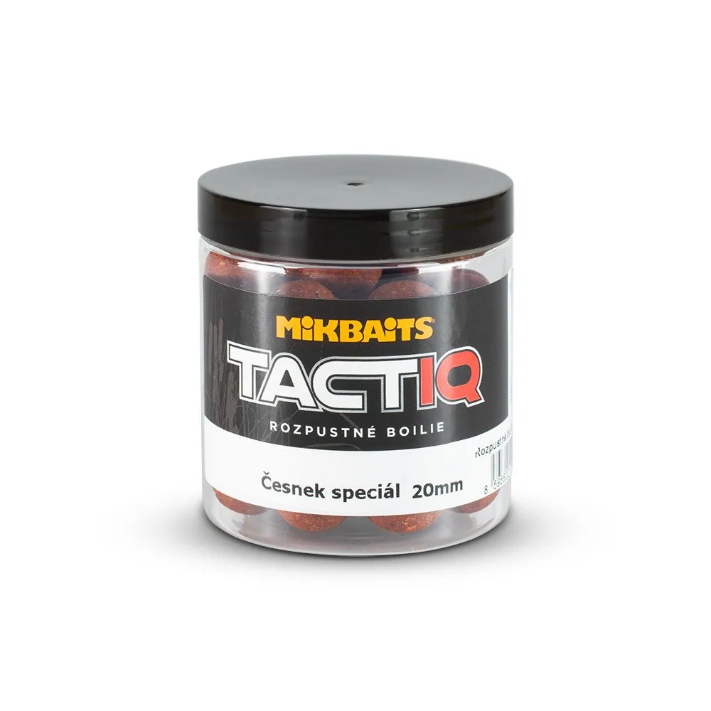 Mikbaits TactiQ rozpustné boilie Česnek speciál 20mm/250ml