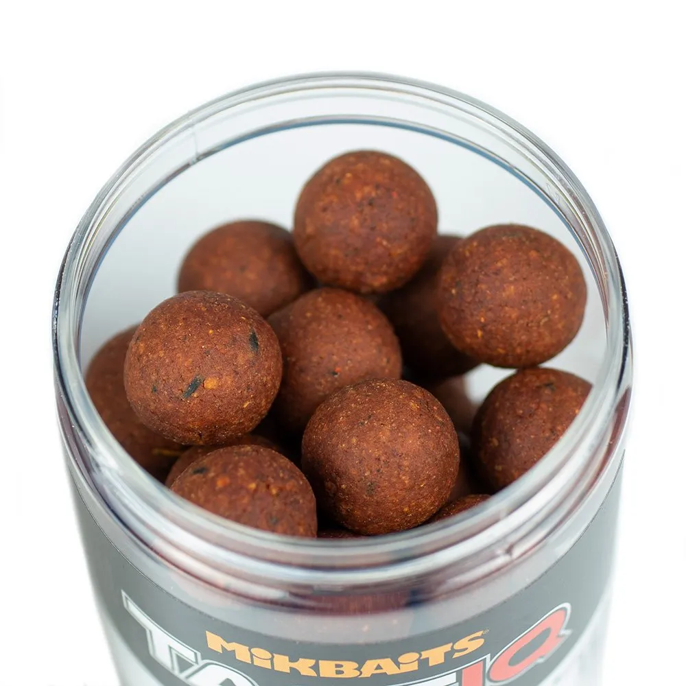 Mikbaits TactiQ rozpustné boilie Jahoda exclusive 20mm/250ml 