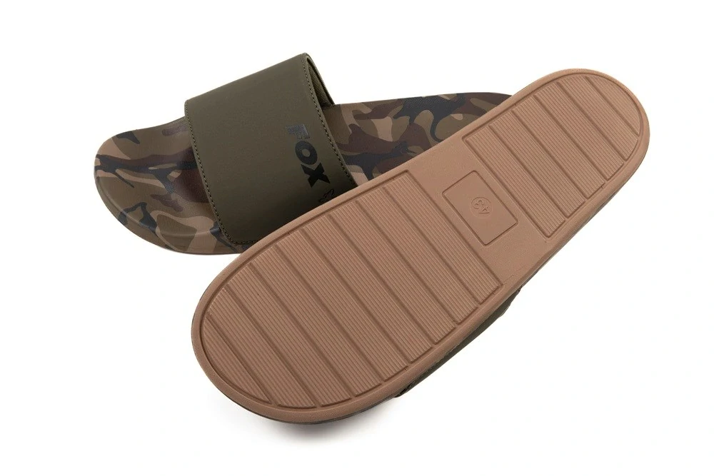 Fox Pantofle Khaki/Camo Sliders