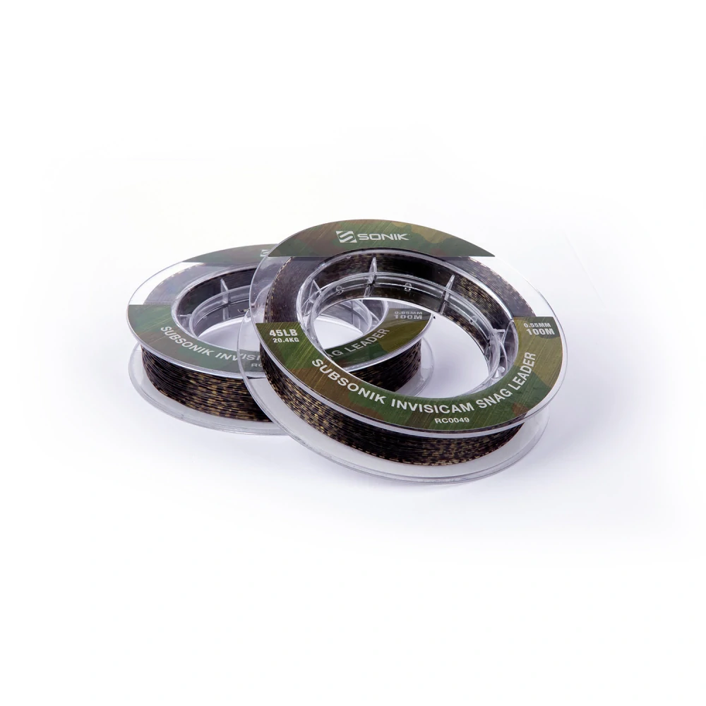 Sonik Vlasec Subsonik Invisicam Snag Leader Camo 0,55mm/45lb/100m