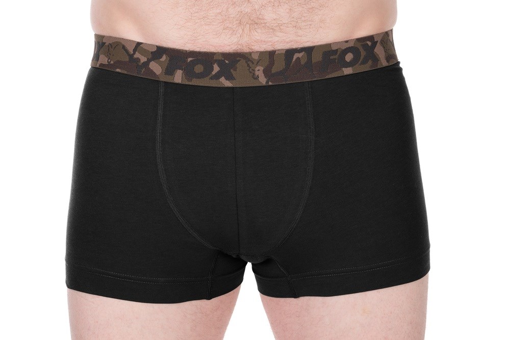 Fox Trenýrky Boxer Shorts Khaki/Black /2 ks