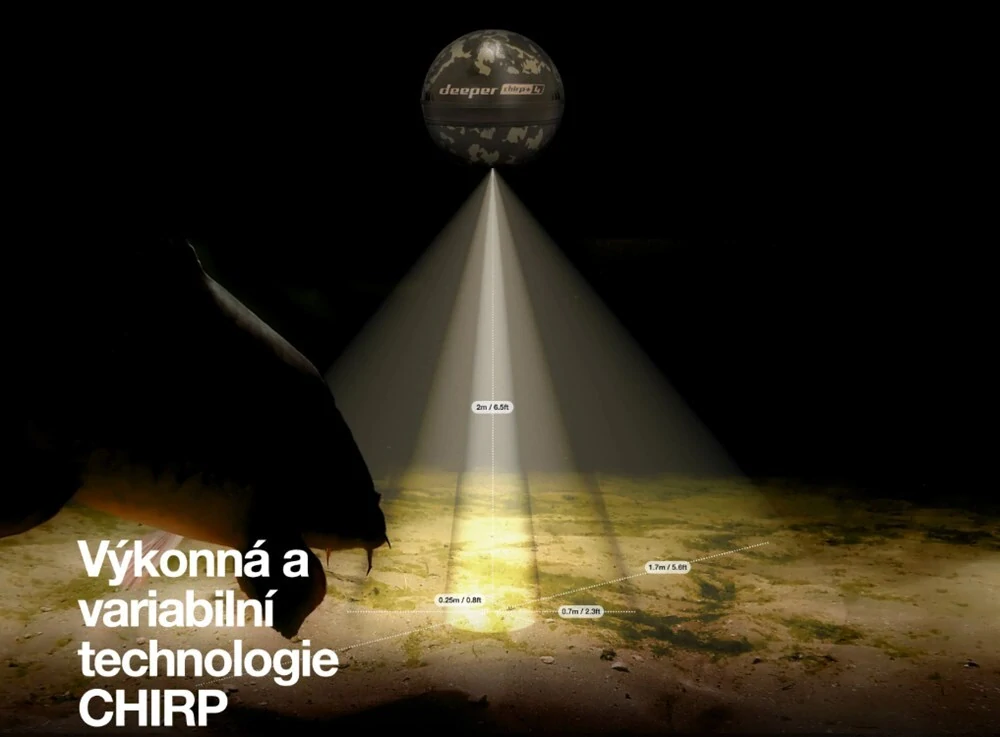 Deeper Nahazovací sonar Chirp+ 4