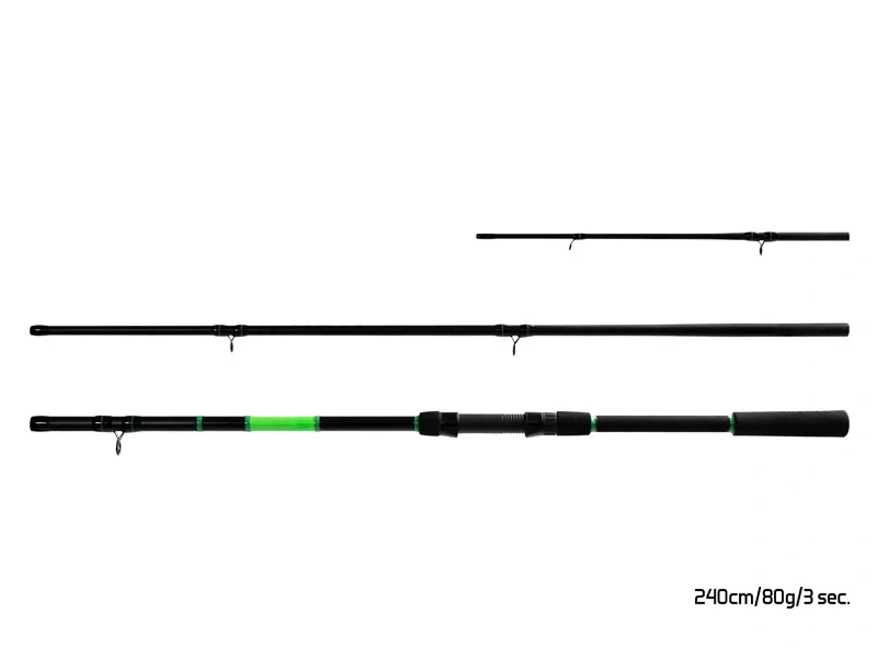 Delphin Prut WASABI Feeder NXT 240cm/80g/3díl