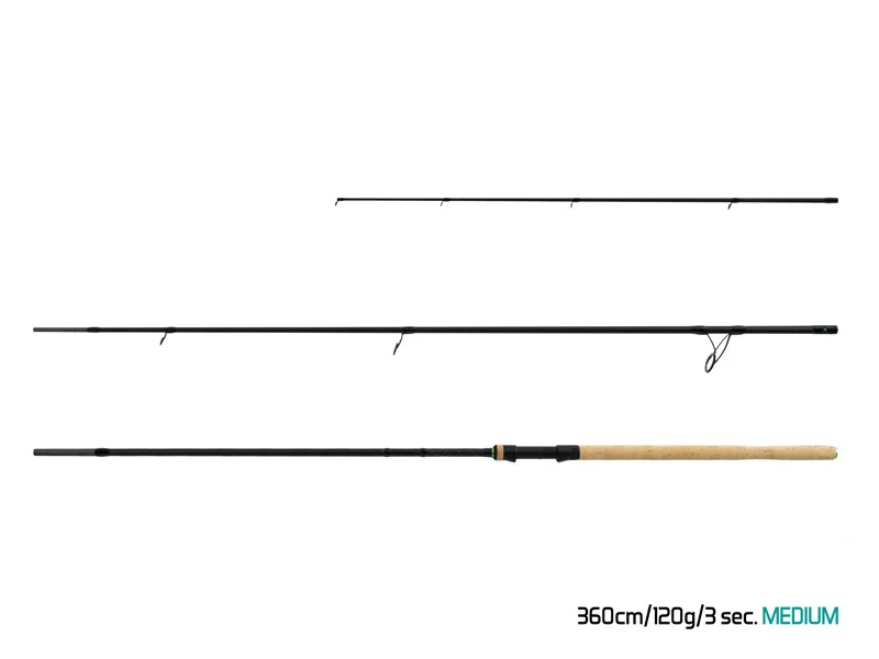 Delphin Prut REAXE Feeder MEDIUM 360cm/120g/3díl