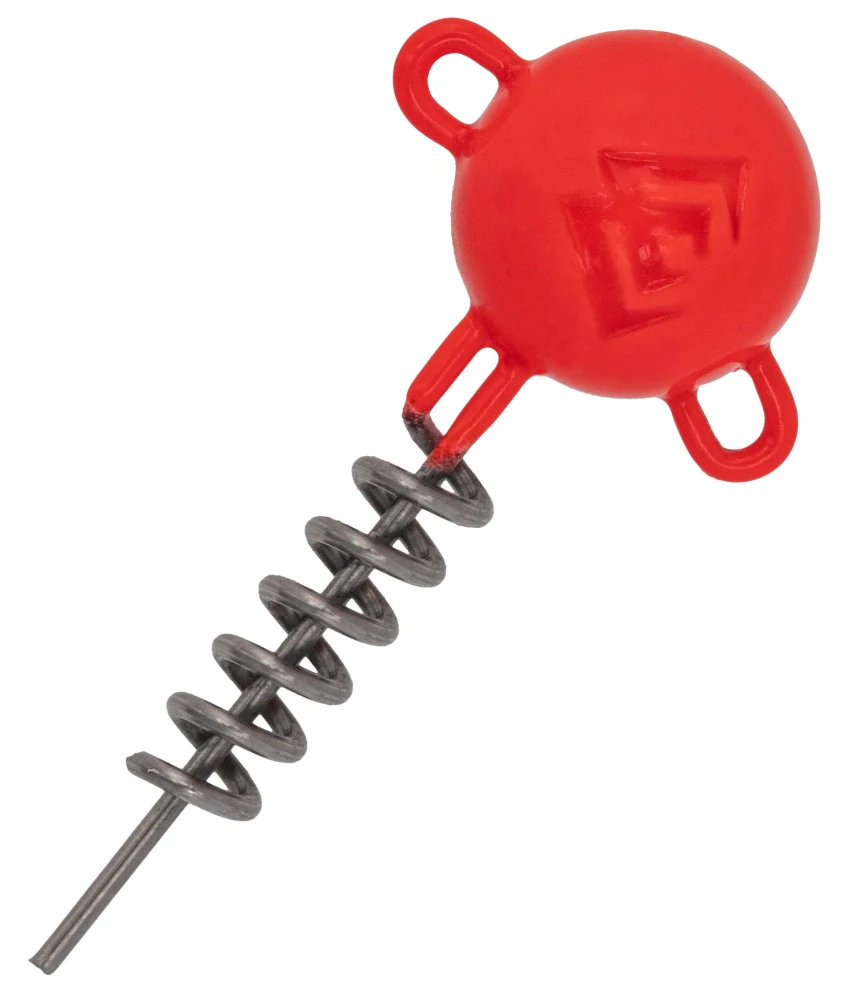 Mikado Jigová šroubová hlavička JAWS With Screw UV Orange 15g - 2 ks