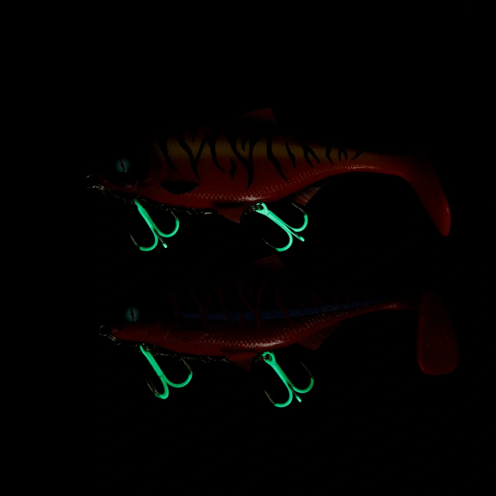 Mikado Hotový návazec Jaws Double Evo Stinger Fluo #1/0 25kg /1 ks