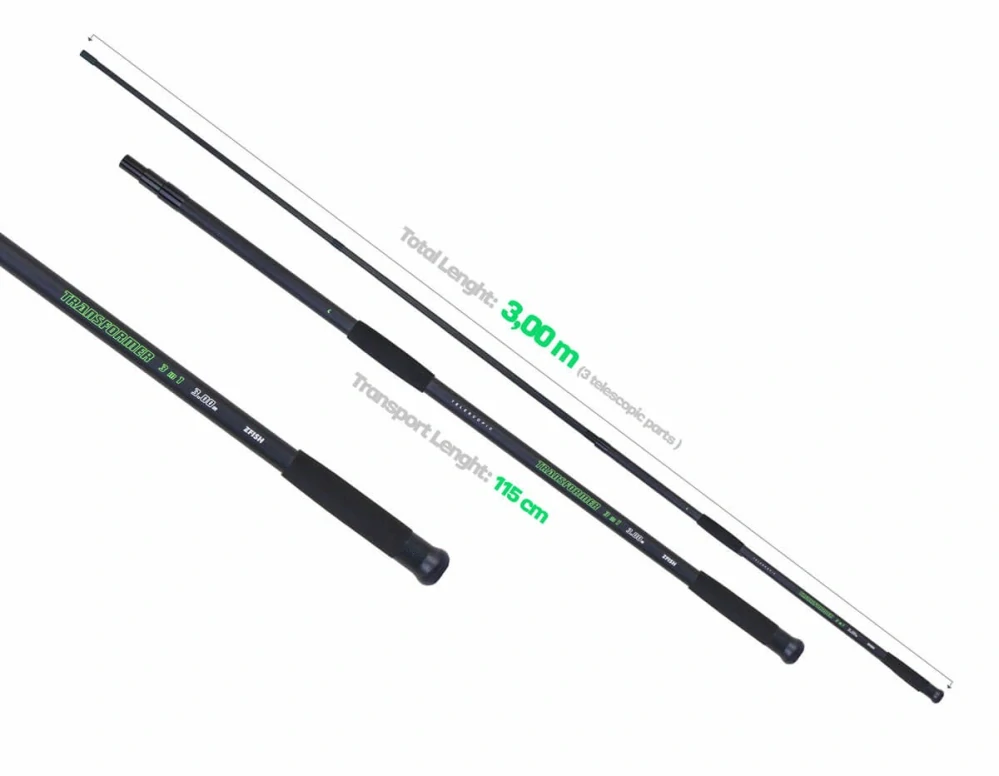 Zfish Podběráková tyč Transformer Landing Net Handle 3 m