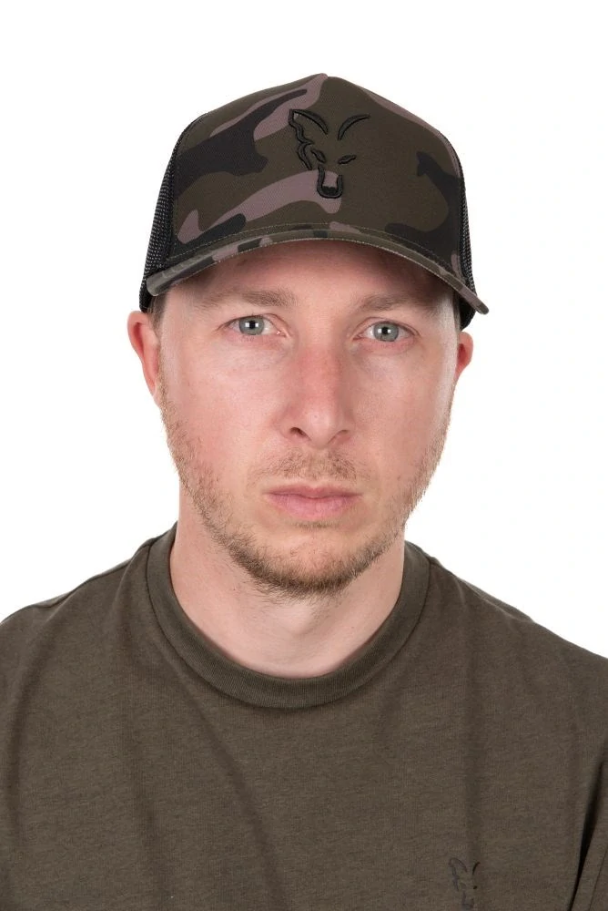 Fox Kšiltovka Black Camo Trucker Cap