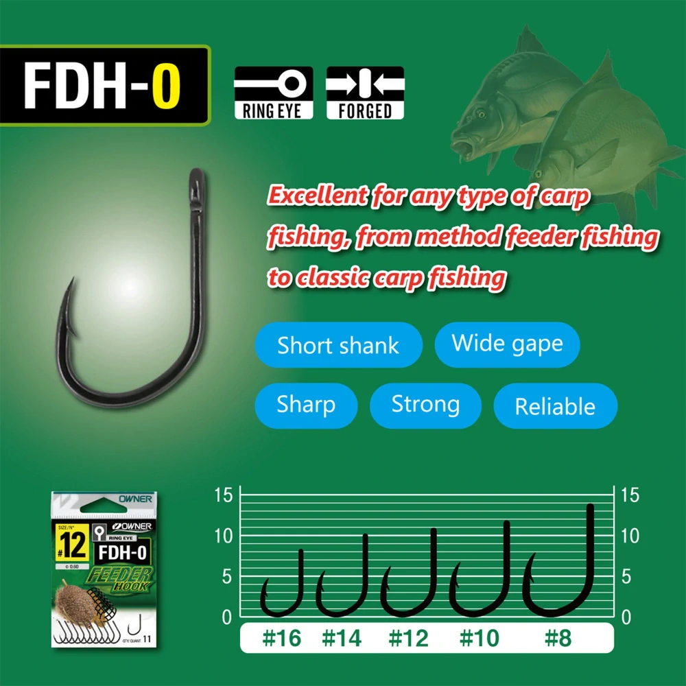 Owner Háčky FDH-0 w/EYE #12 /11 ks