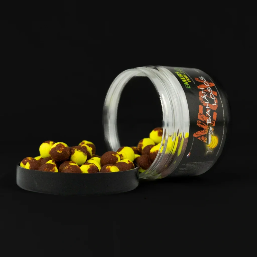 Emersfish Boilie Neonky Banán Losos 12mm/50g
