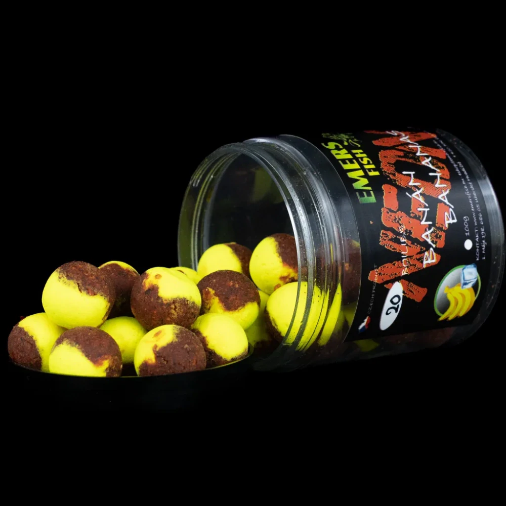 Emersfish Boilie Neonky Banán Bananas 20mm/100g