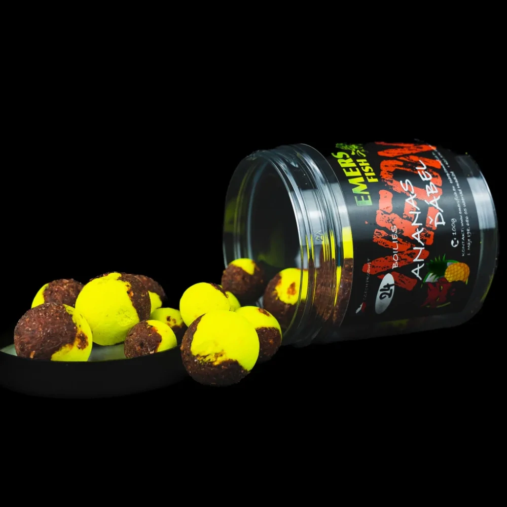 Emersfish Boilie Neonky Ananas Ďábel 20mm/100g