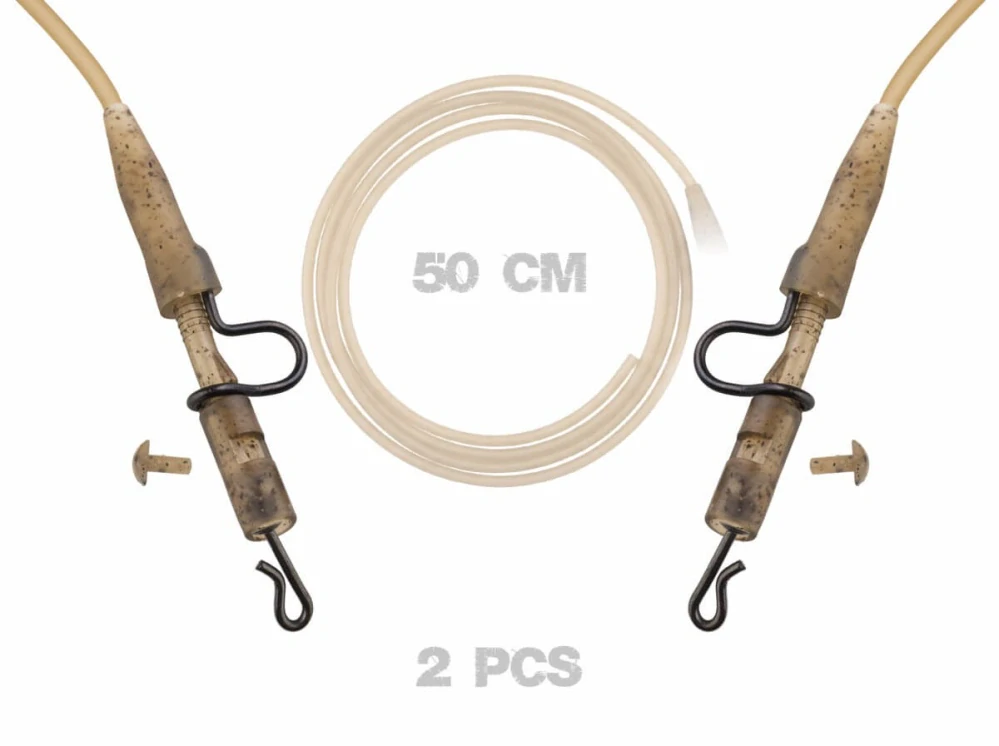 Zfish Závěska Heavy Duty s bužírkou + QC 50 cm /2 ks