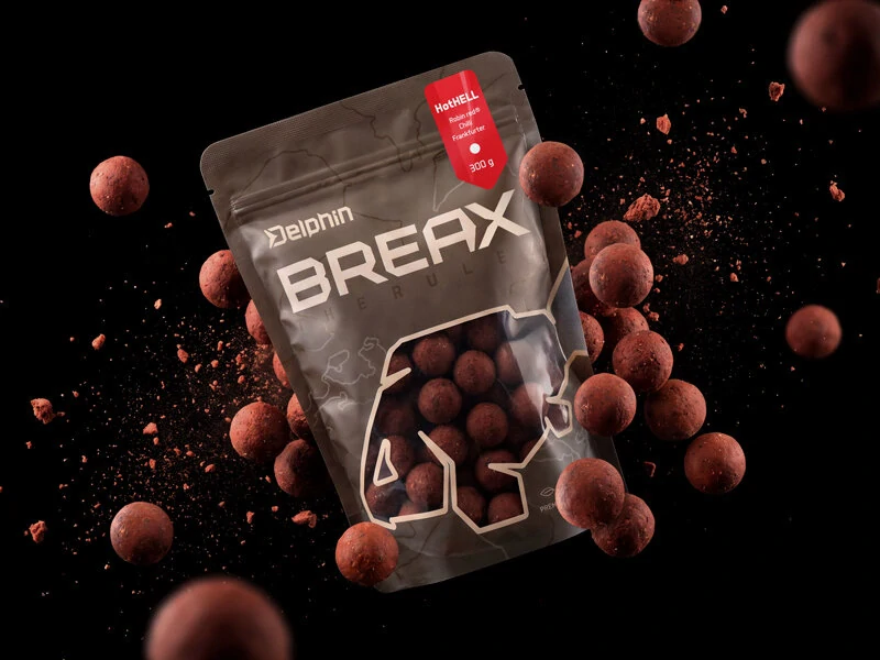 Delphin Boilies BreaX HotHELL Robin Red Chilli Fr.Klobása 20mm/300g