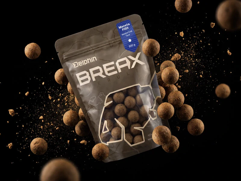 Delphin Boilies BreaX MonstaFISH Monster Krab Tuňák 20mm/300g