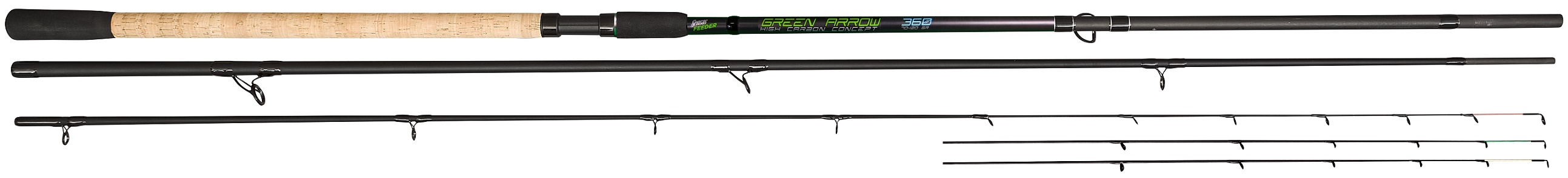 Sensas Prut Green Arrow Feeder 360cm/90g